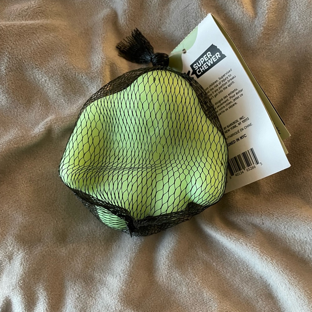 Bark Box Super Chewer ‘Holey Sheet’ nylon dog toy NWT